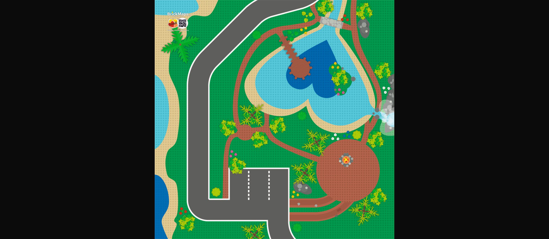  | Friends | BrickMap Playmat for LEGO Friends size 3x3 baseplates