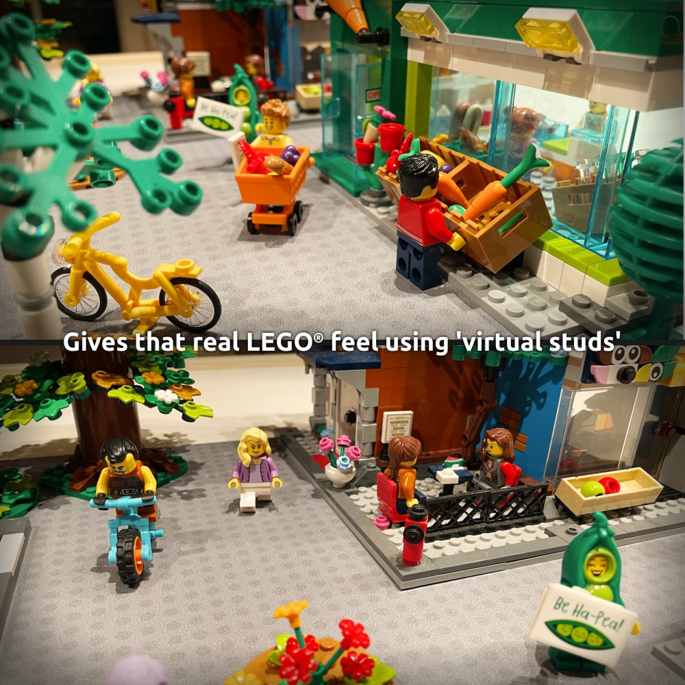  | City | BrickMap Playmat for LEGO City size 3x3 baseplates