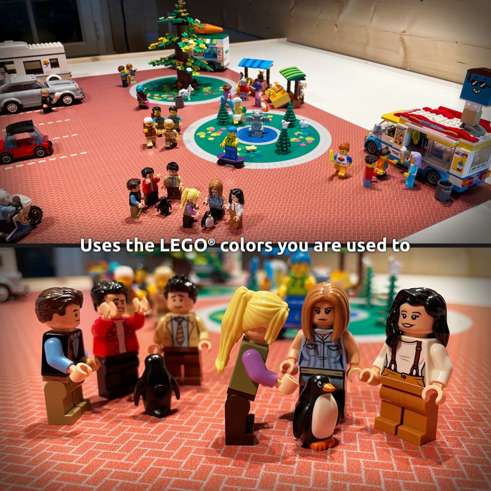  | City | BrickMap Playmat for LEGO City size 3x3 baseplates