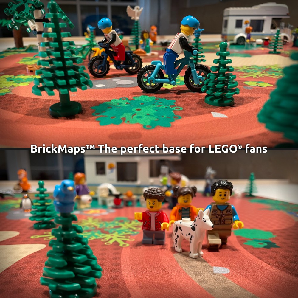 | City | BrickMap Playmat for LEGO City size 3x3 baseplates