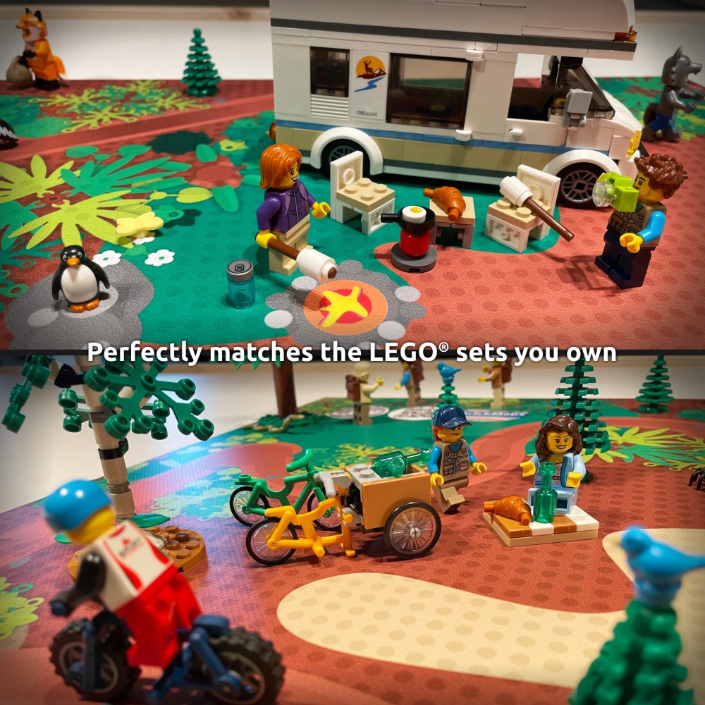  | City | BrickMap Playmat for LEGO City size 3x3 baseplates