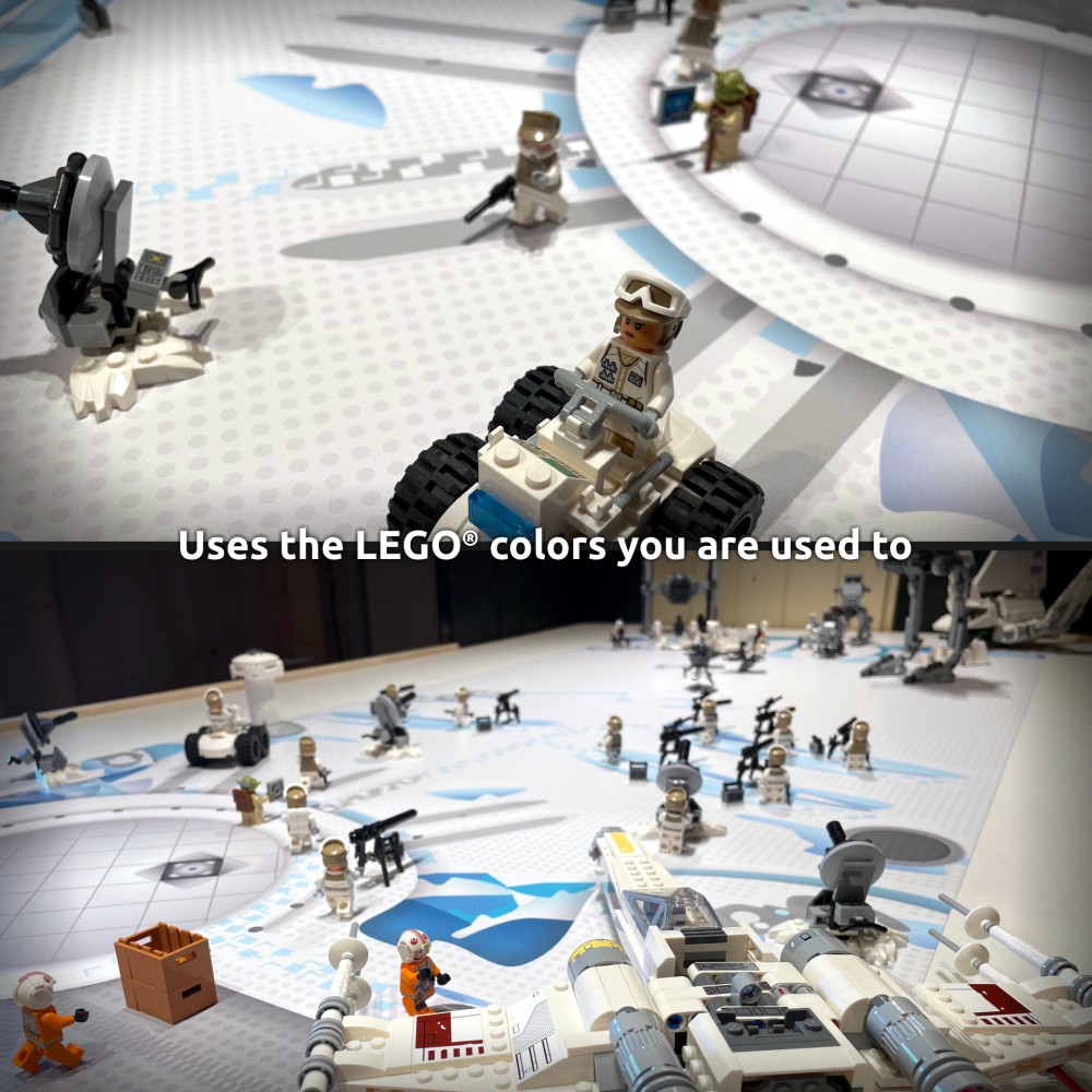  | Space | BrickMap Playmat for LEGO Star Wars size 3x7 baseplates