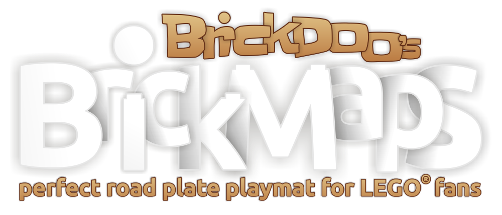 BrickMaps 32333008 - City - Cosy Winter - Tapis de jeu pour LEGO - Plaque  de